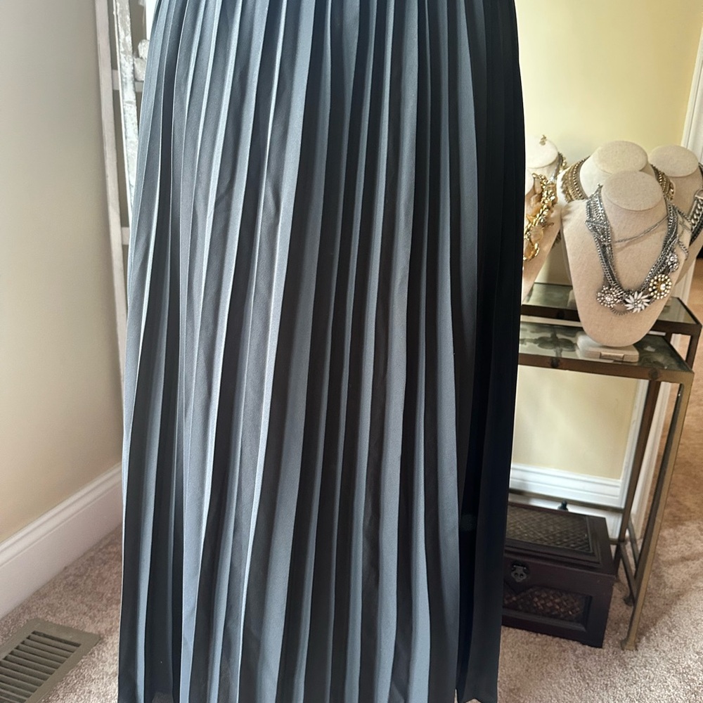 LOFT Black Midi Skirt Timeless Elegance
